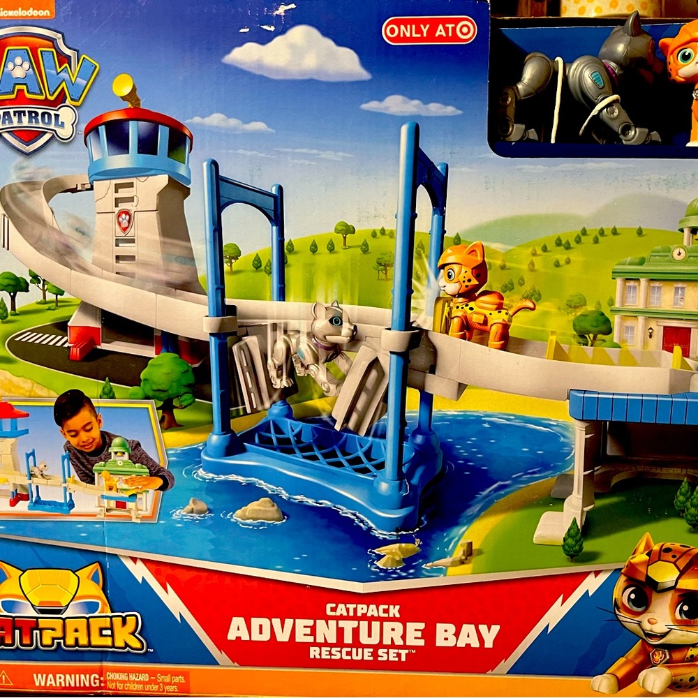 New Paw Patrol Cat Pack Adventure Bay Rescue set.